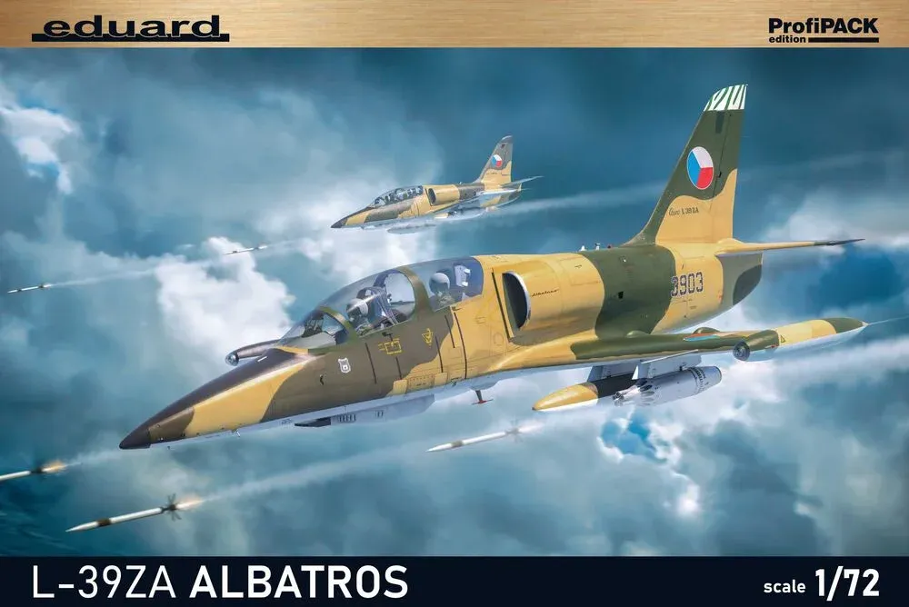 Krabice stavebnice Eduard 7047 L-39ZA Albatros v měřítku 1/72, edice ProfiPACK