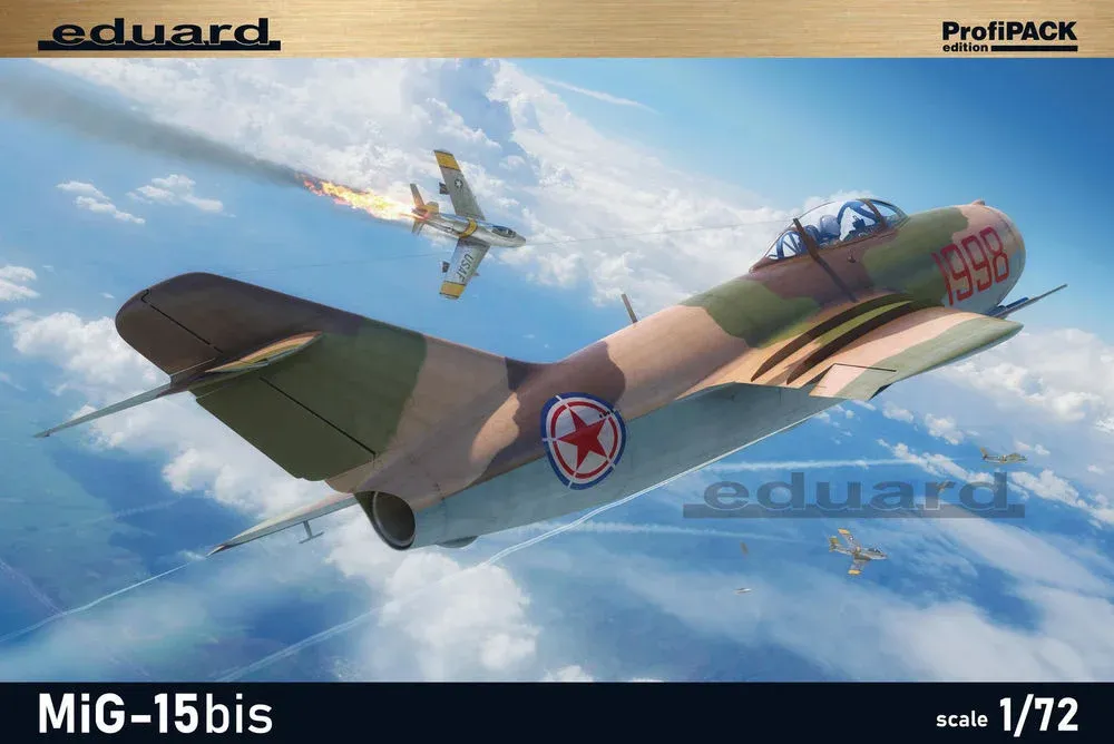 Krabice stavebnice Eduard 7059 MiG-15bis ProfiPACK v měřítku 1/72