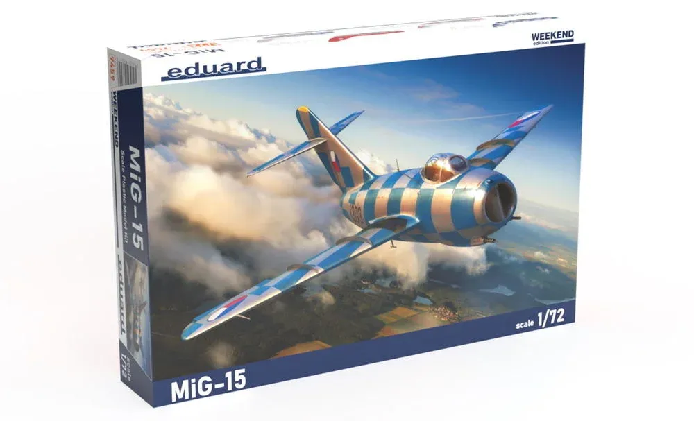 Krabice stavebnice Eduard Weekend Edition 7459 MiG-15 v měřítku 1/72