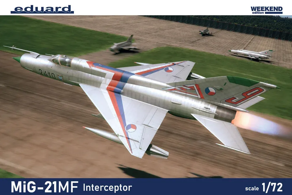 Krabice stavebnice Eduard 7469 MiG-21MF Interceptor 1/72 Weekend Edition