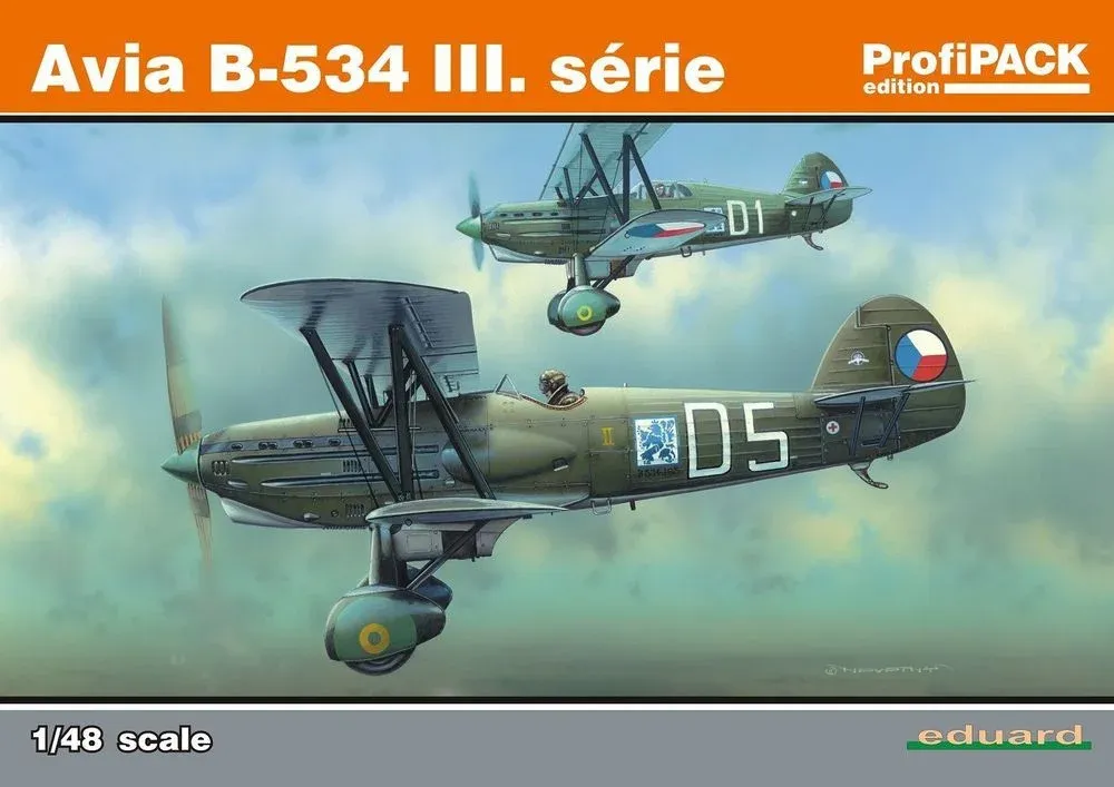Krabice stavebnice Eduard 8191 Avia B-534 III. série ProfiPACK v měřítku 1:48