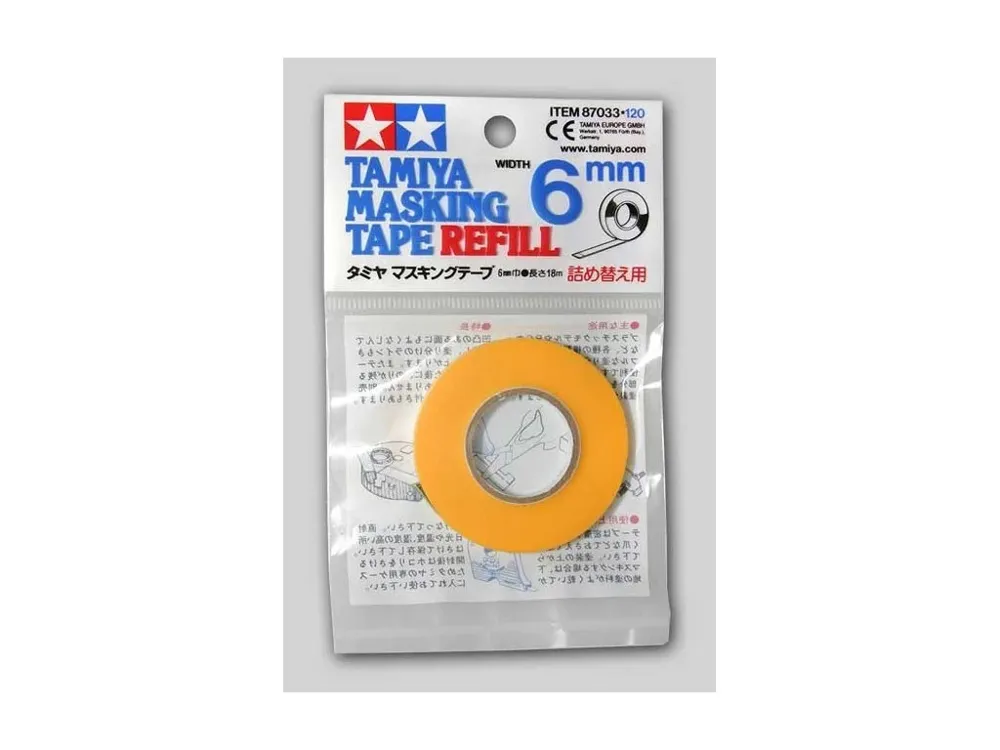 Náhradní náplň maskovací pásky Tamiya 87033 Masking Tape o šířce 6 mm