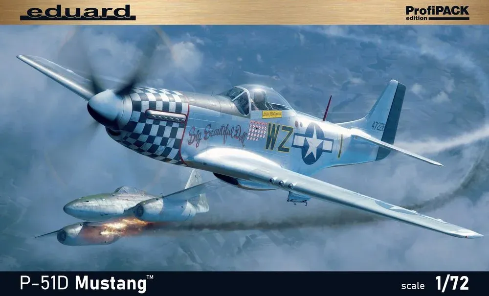 Krabice stavebnice Eduard ProfiPACK 70173 P-51D Mustang v měřítku 1/72