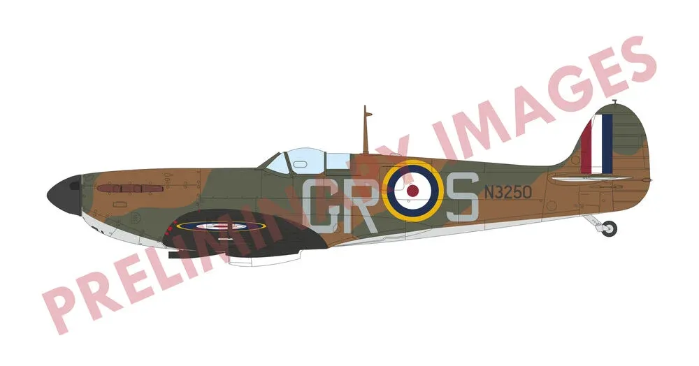 Krabice stavebnice Eduard Spitfire Mk.Ia ProfiPACK 1/72 s britským stíhacím letounem
