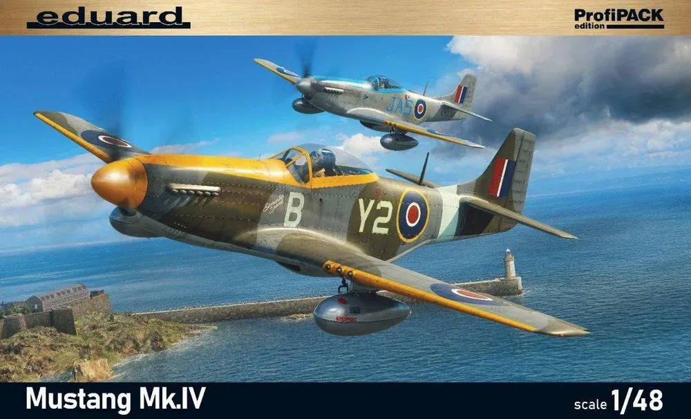 Krabice stavebnice Eduard ProfiPACK 82104 Mustang Mk.IV v měřítku 1/48