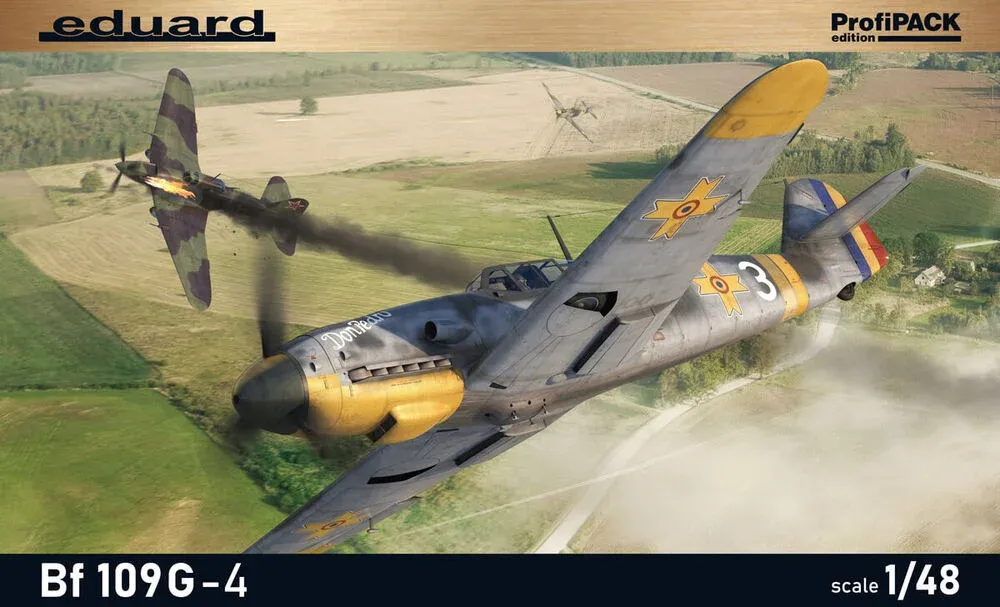 Krabice stavebnice Eduard 82117 ProfiPACK Bf 109G-4 v měřítku 1/48