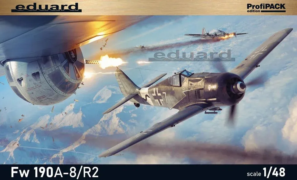 Krabice stavebnice Eduard 82145 Fw 190A-8/R2 v měřítku 1/48, edice ProfiPACK