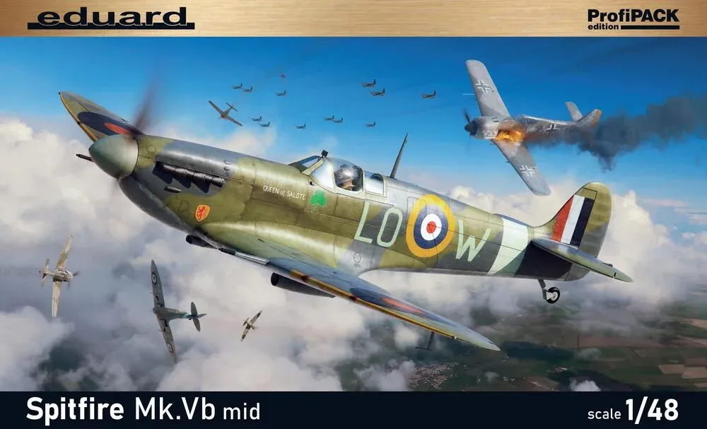 Krabice stavebnice Eduard 82157 Spitfire Mk.Vb mid 1/48 ProfiPACK
