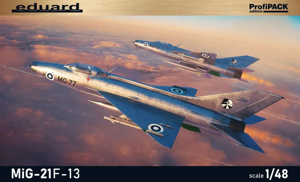Krabice stavebnice Eduard 82191 MiG-21F-13 v měřítku 1/48, edice ProfiPACK