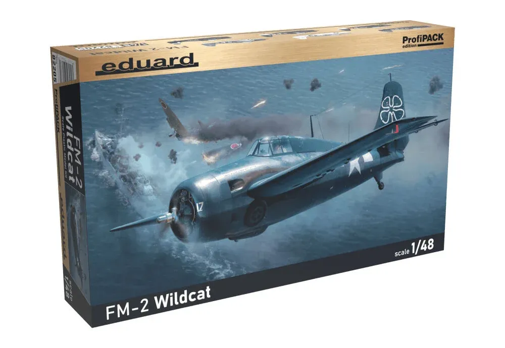 Krabice stavebnice Eduard ProfiPACK 82205 FM-2 Wildcat v měřítku 1/48