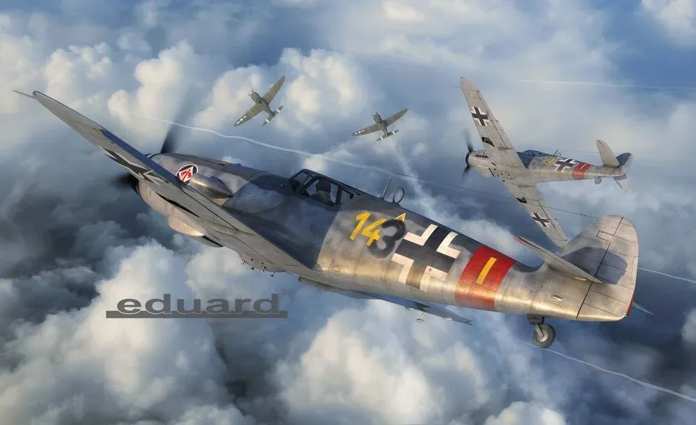 Krabice plastikové stavebnice Eduard 1/48 Bf 109G-6/AS Weekend Edition, kód 84169