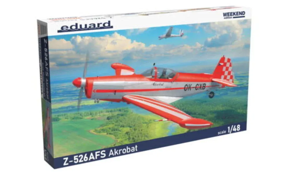 Krabice stavebnice Eduard Weekend 84185 Z-526AFS Akrobat v měřítku 1/48