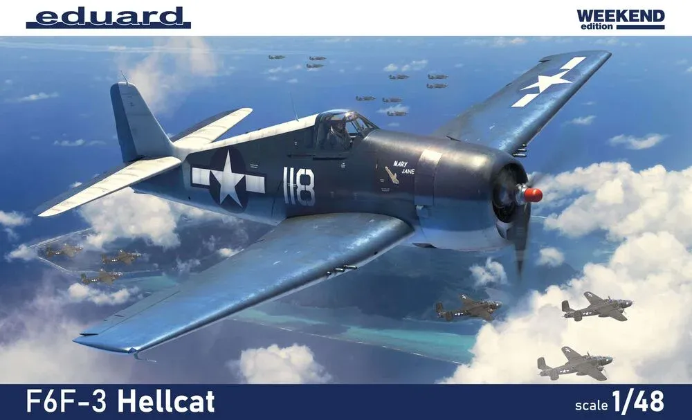 Krabice stavebnice Eduard 84194 F6F-3 Hellcat 1/48 Weekend Edition