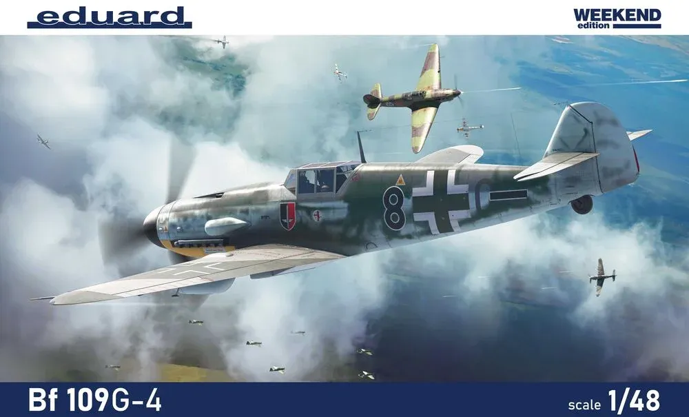 Krabice stavebnice Eduard 84203 Bf 109G-4 Weekend Edition v měřítku 1/48