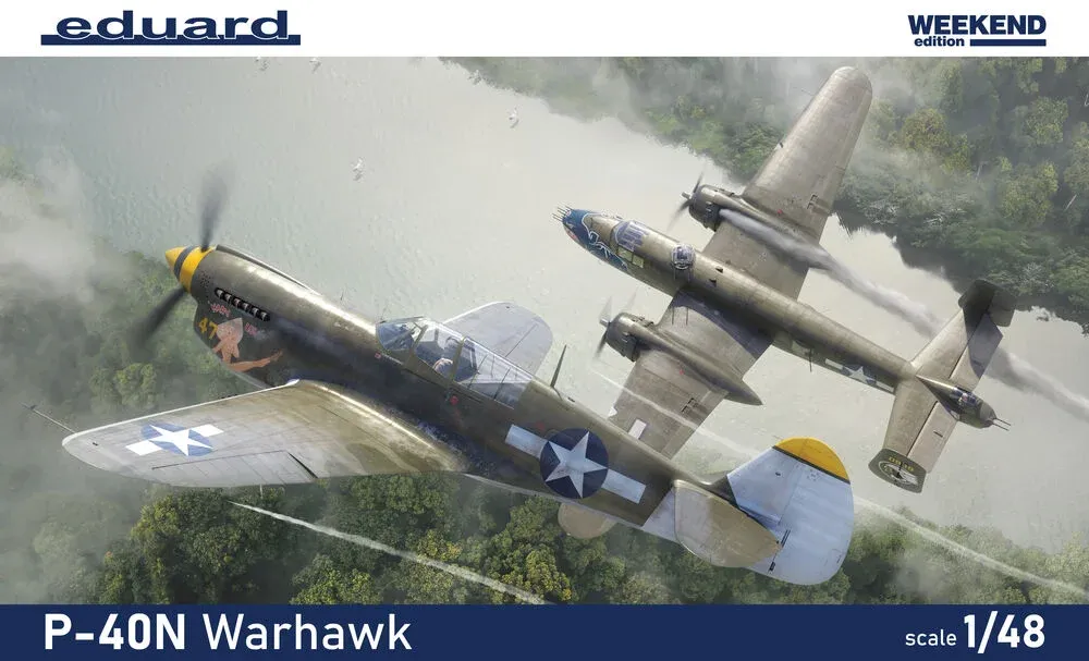 Krabice stavebnice Eduard 84210 P-40N Warhawk 1/48 Weekend Edition