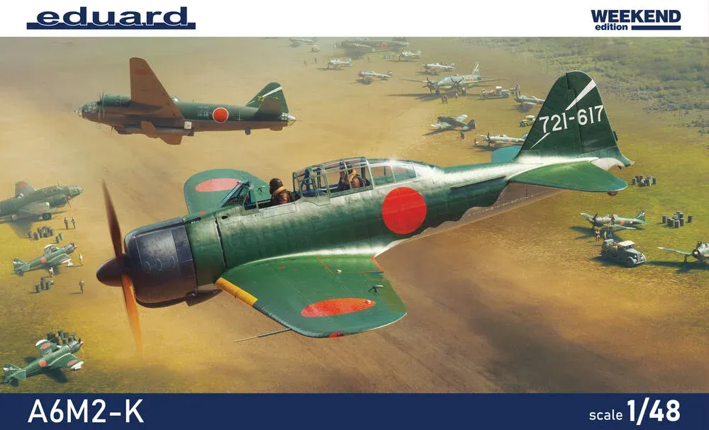 Krabice stavebnice Eduard 84211 A6M2-K Weekend Edition v měřítku 1/48