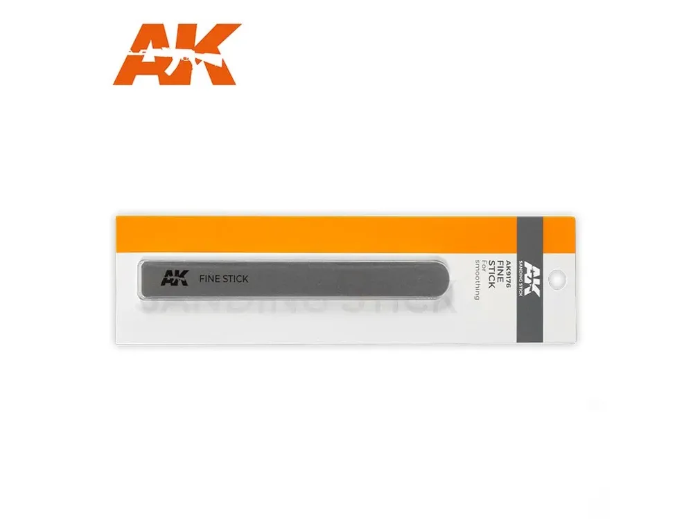 AK Interactive AK9176 brusná tyčinka jemná pro broušení plastu a resinu