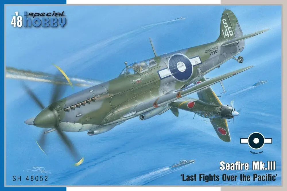 Krabice stavebnice Special Hobby SH48052 Supermarine Seafire Mk.III v měřítku 1/48