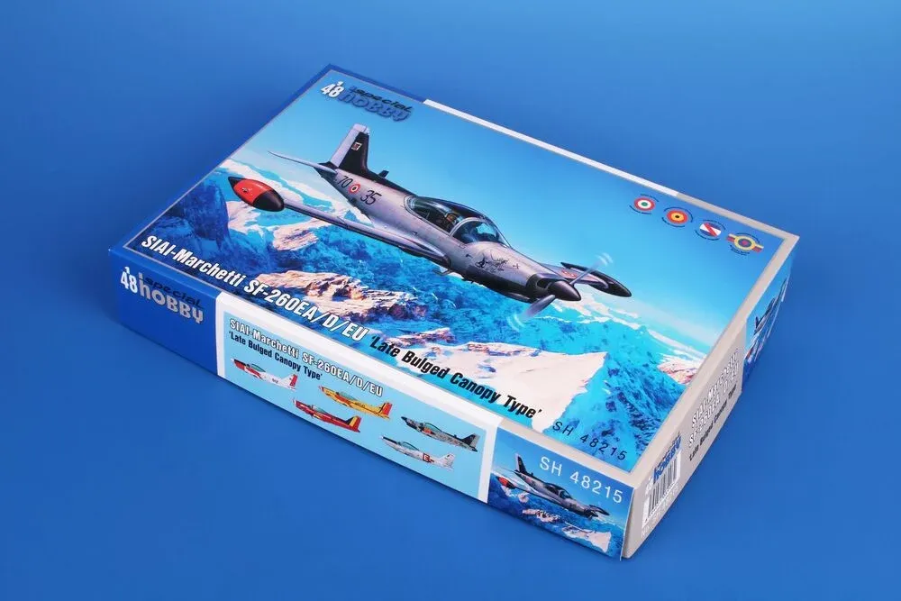 Krabice stavebnice Special Hobby SH48215 SIAI-Marchetti SF-260EA/D/EU v měřítku 1/48