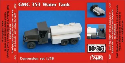Resinová konverzní sada CMK 8030 GMC CCKW 353 cisterna na vodu 1/48 pro stavebnici Tamiya