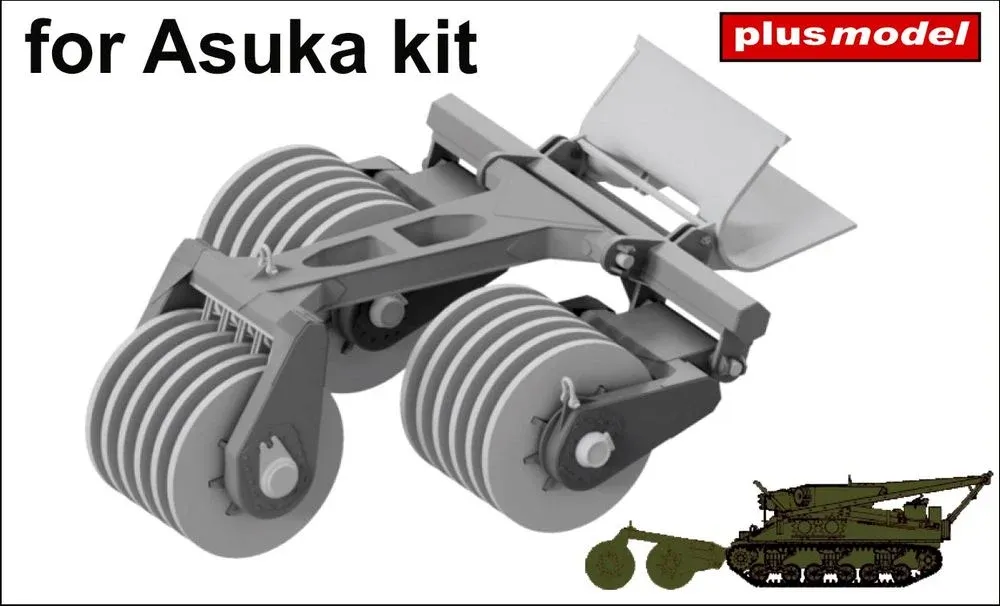 Konverzní sada Plus Model 598 T1E1 US odminovač pro Sherman v měřítku 1/35