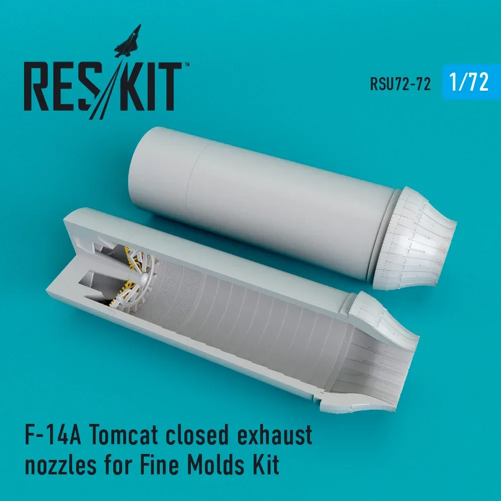 Sada zavřených výfukových trysek Reskit RSU72-0072 pro F-14A Tomcat v měřítku 1/72