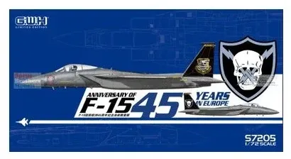 Krabice stavebnice Great Wall Hobby GWHS7205 F-15C Eagle 1/72, limitovaná edice 45 Years in Europe