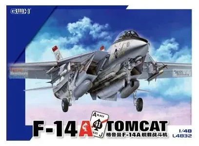 Plastiková stavebnice Great Wall Hobby GWHL4832 F-14A Tomcat US Navy v měřítku 1/48