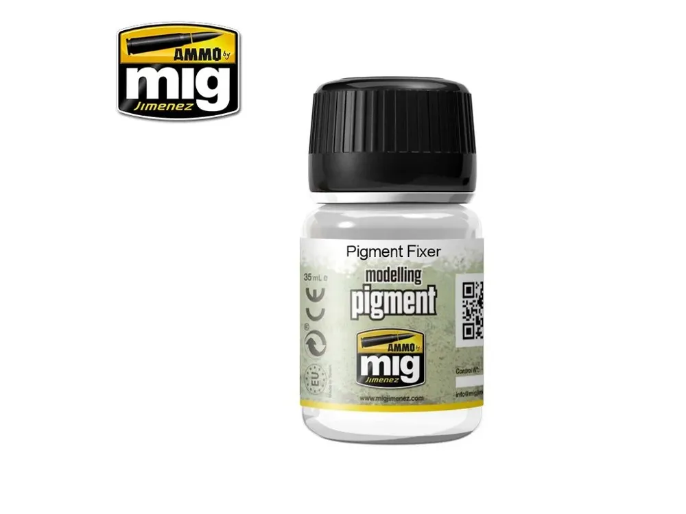Lahvička AMMO Mig A.MIG-3000 Pigment Fixer 35 ml pro fixaci modelářských pigmentů