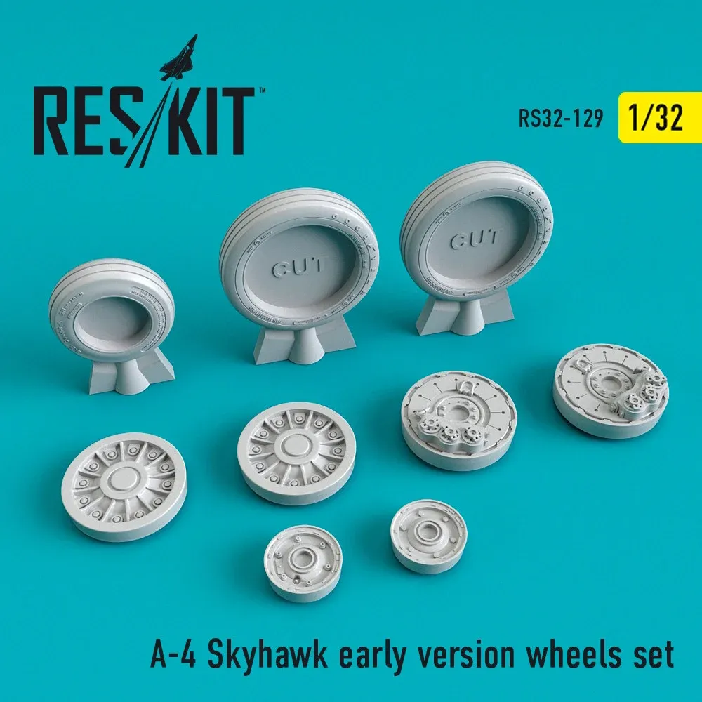 Sada kol Reskit RS32-0129 pro A-4 Skyhawk raná verze v měřítku 1/32
