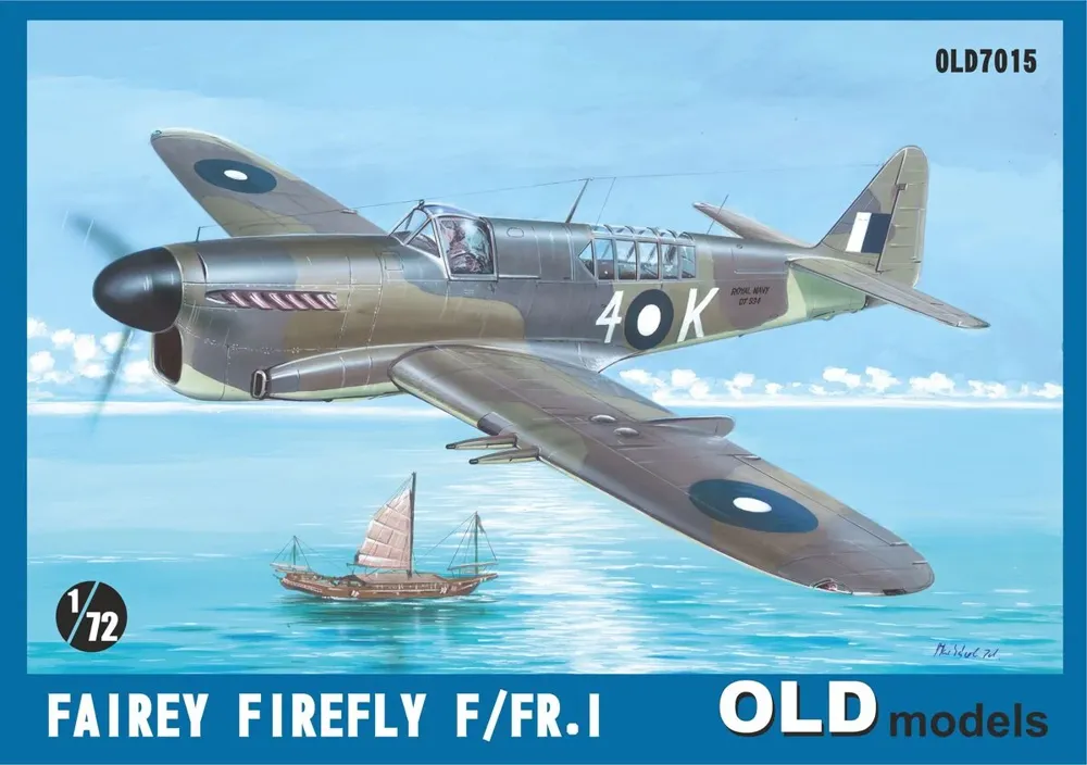 Krabice stavebnice Sabre Kits OLD7015 Fairey Firefly FR.I v měřítku 1/72