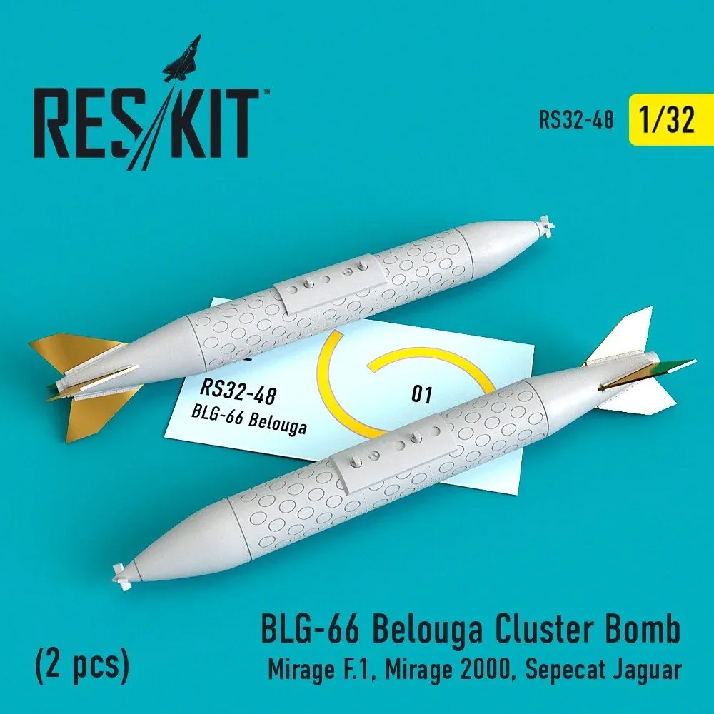 Doplňková sada Reskit RS32-0048 kazetové pumy BLG-66 Belouga v měřítku 1/32, 2 díly