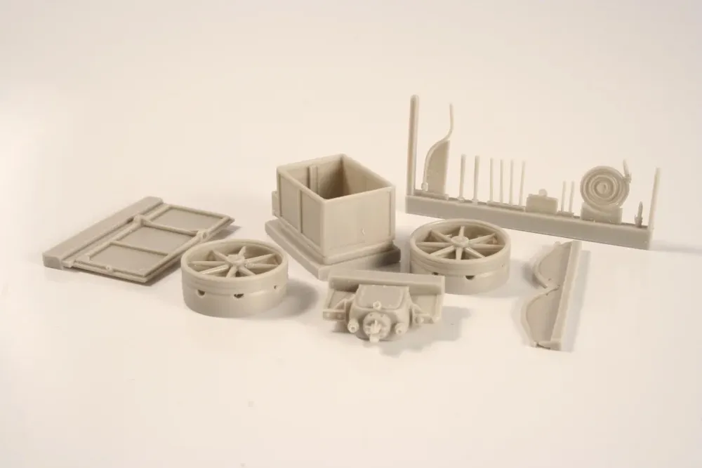 Resinová stavebnice CMK 8051 německé požární čerpadlo 1. světové války v měřítku 1/48