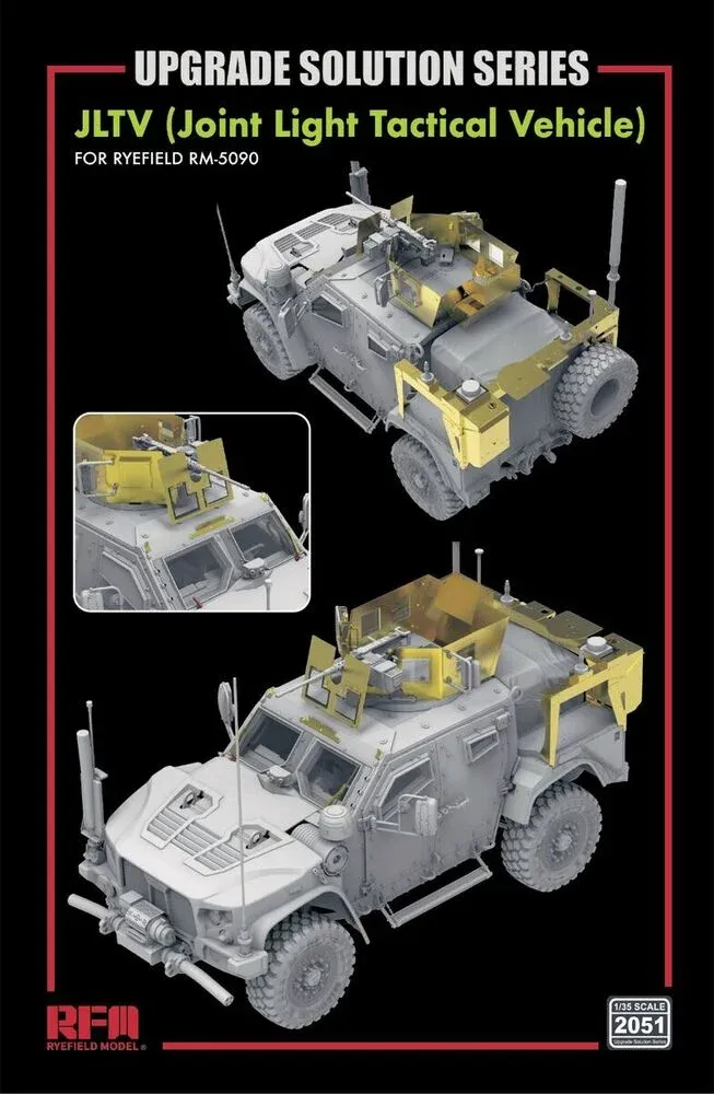 Balení upgrade sady Rye Field Model RFM2051 pro stavebnici JLTV v měřítku 1/35