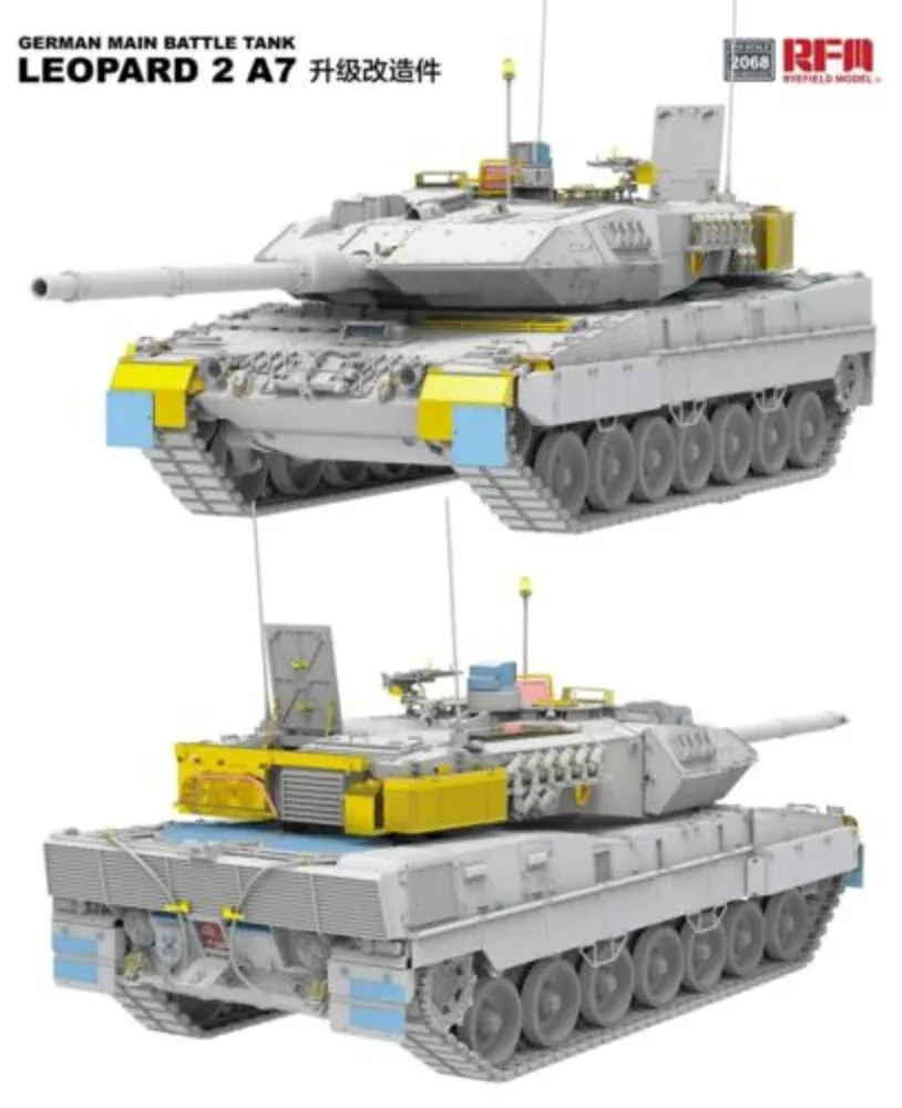 Balení doplňkové sady Rye Field Model RFM2068 pro Leopard 2A7 v měřítku 1/35