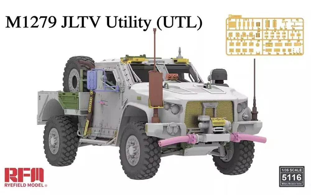 Krabice stavebnice Rye Field Model RFM5116 M1279 JLTV Utility (UTL) v měřítku 1/35