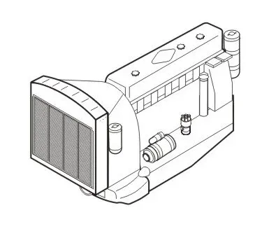 Resinové díly setu motoru CMK 2038 pro DUKW v měřítku 1/72