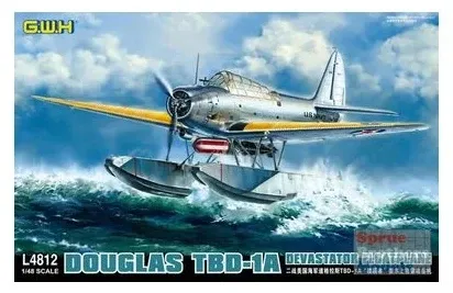 Krabice stavebnice Great Wall Hobby GWHL4812 Douglas TBD-1A Devastator plováková verze 1/48