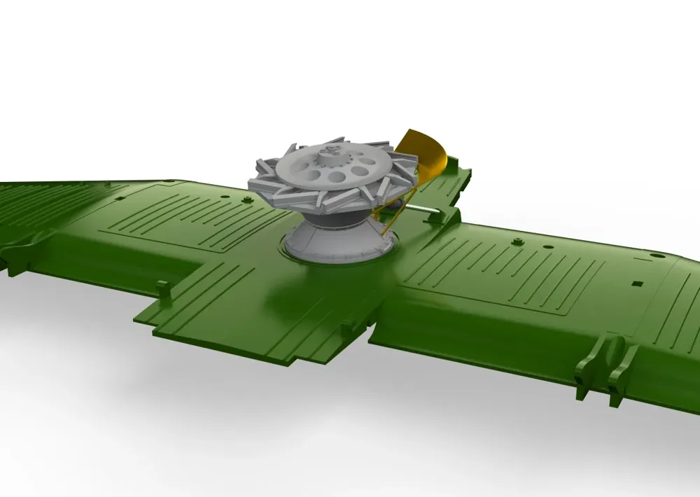 Resinová sada Eduard Brassin 672262 Z-37A práškovací zařízení M72 v měřítku 1/72