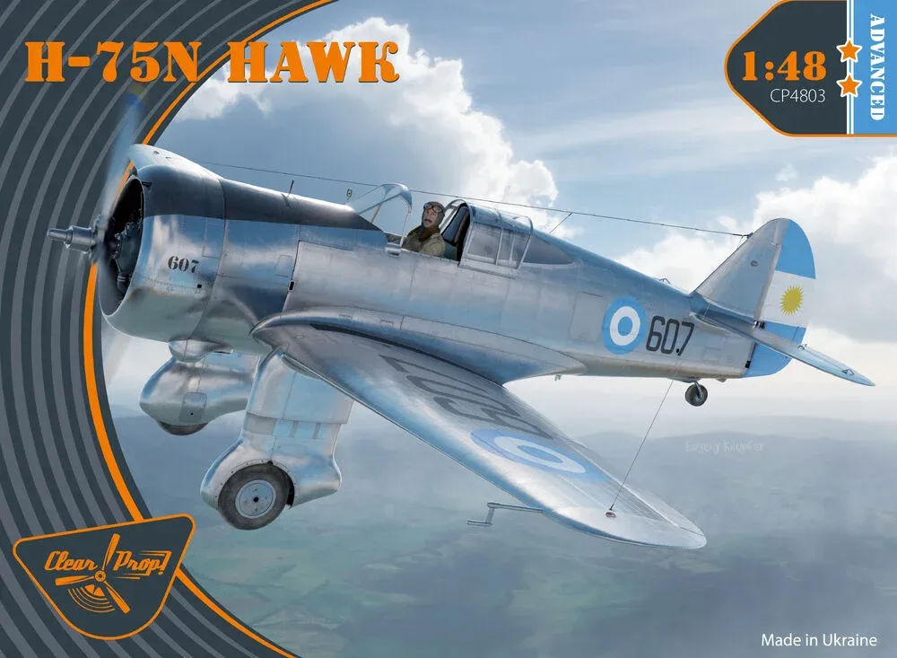 Krabice stavebnice Clear Prop CP4803 H-75O Hawk v měřítku 1/48