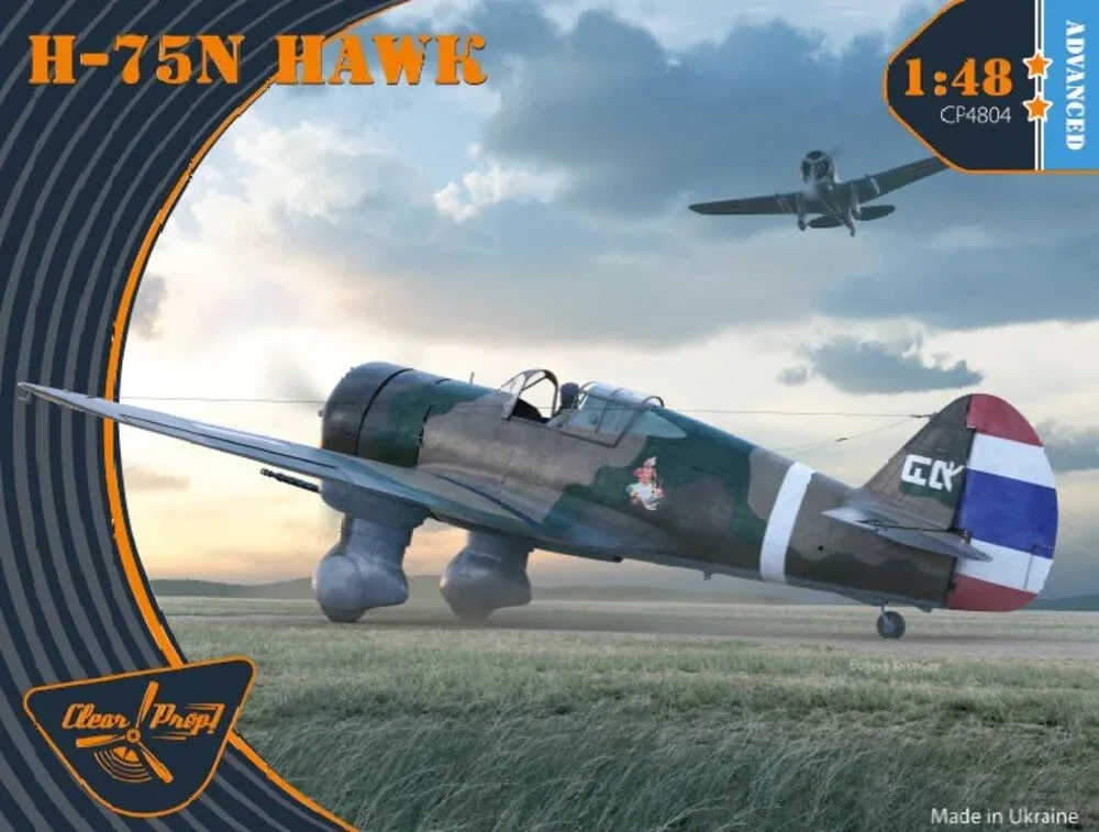 Krabice stavebnice Clear Prop CP4804 H-75N Hawk v měřítku 1/48