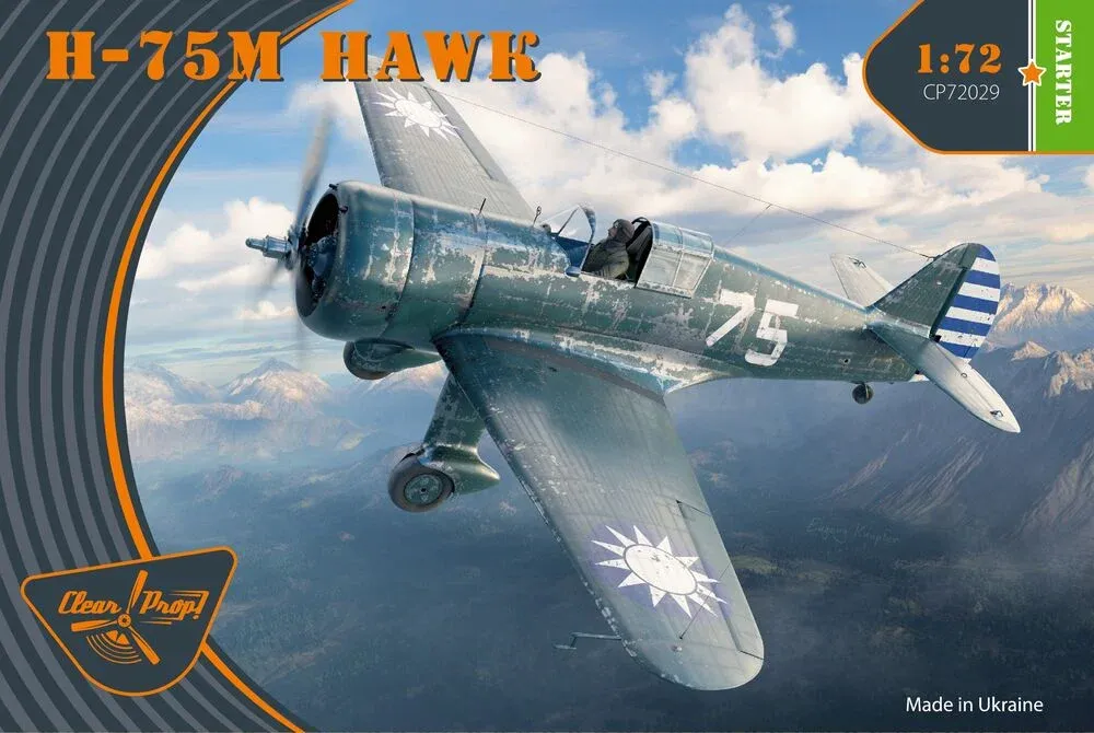 Krabice plastikové stavebnice Clear Prop CP72029 H-75M Hawk v měřítku 1/72