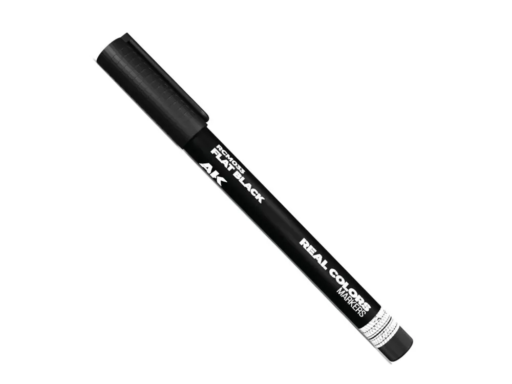 Modelářský popisovač AK Interactive RC Markers RCM033 černá matná, balení 1 ks