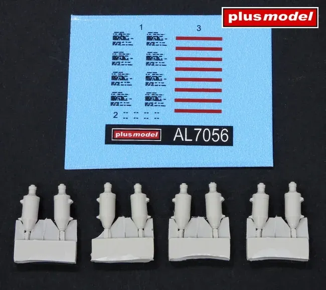 Resinová sada Plus Model AL7056 US raketové motory 15-KS-1000 v měřítku 1/72