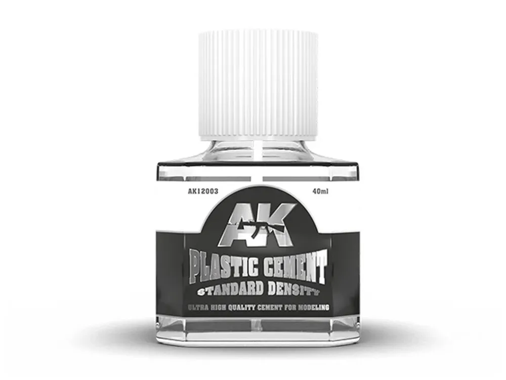 Lahvička lepidla AK Interactive AK12003 Plastic Cement Standard Density 40 ml