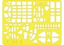 Maskovací sada Eduard CX044 pro G4M2 Betty + Ohka v měřítku 1/72, arch předřezaných masek