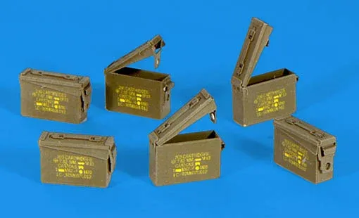 Sada Plus Model 317 americké muniční bedny 7,62 mm v měřítku 1/35 s fotolepty a obtisky