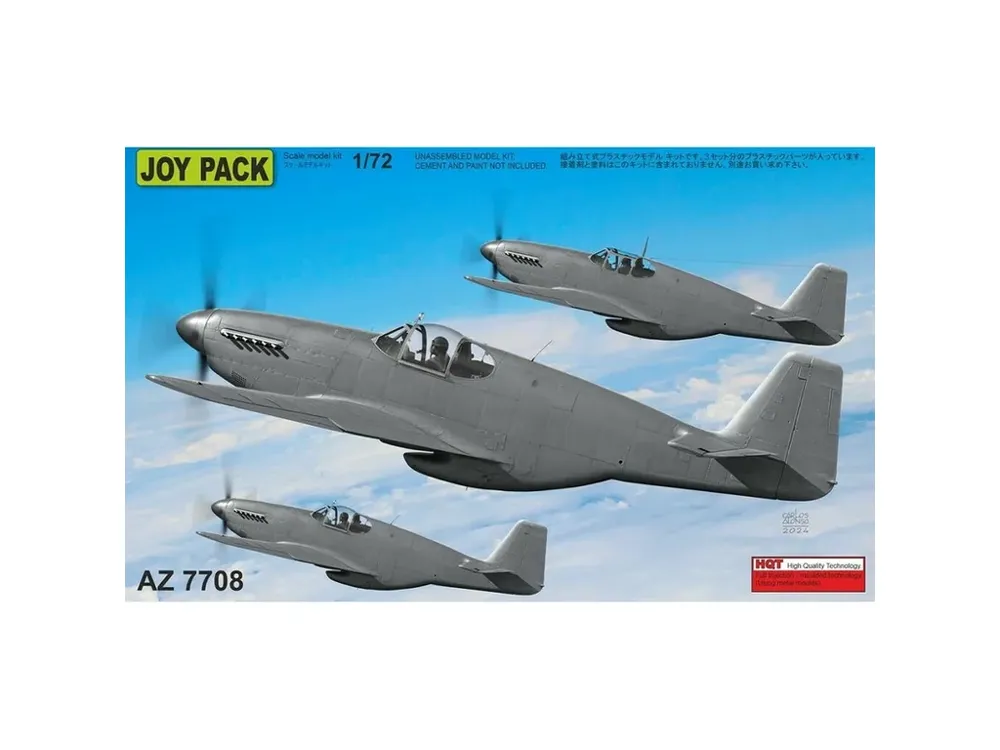 Krabice stavebnice AZ Model AZ7708 P-51B/C Mustang JOYPACK v měřítku 1/72