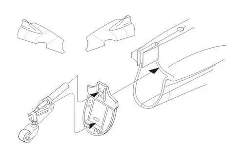Resinový ocasní kužel CMK 4293 pro Mitsubishi A6M3/5 Zero v měřítku 1/48