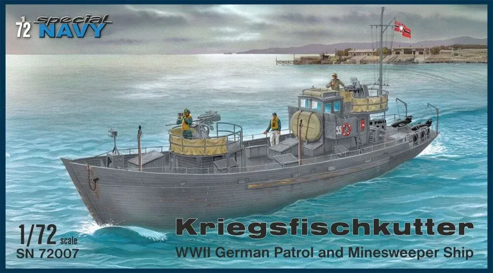 Krabice stavebnice Special Hobby SN72007 Kriegsfischkutter v měřítku 1/72